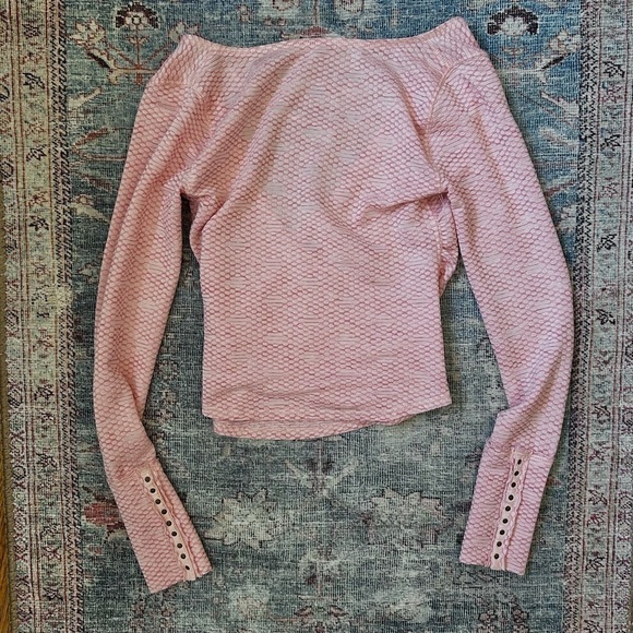 Free people penny top in light pink | size xs - Picture 4 of 6